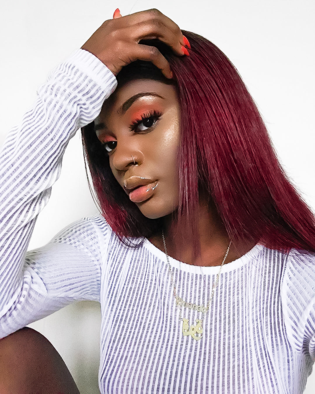 Riverwood Straight 99J Burgundy Color Brazilian Hair Bundle(Value)