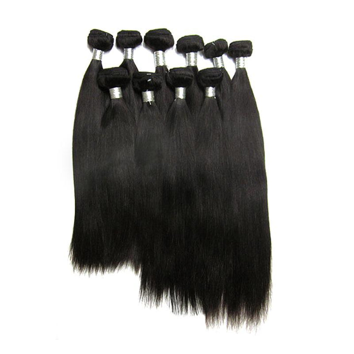 10 Bundles Deal Brazilian Hair (Varied Length 12"-22")Straight/Body/Deep- Wholesale human hair bundles