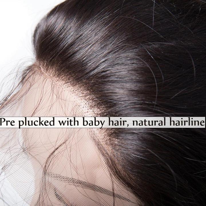 Riverwood Super HD Lace Straight Wigs 13x4 Front 180% Density Pre-Plucked Virgin Human Hair