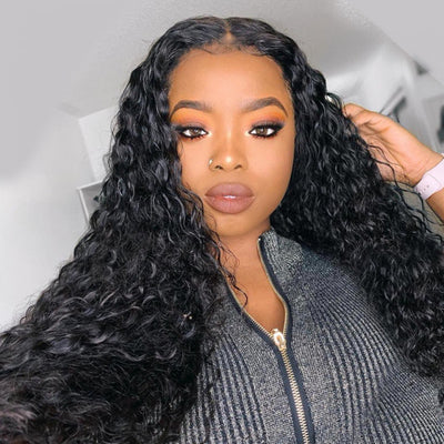 Riverwood Water Wave 5X5 Lace Closure Glueless Wigs Virgin Human Hair